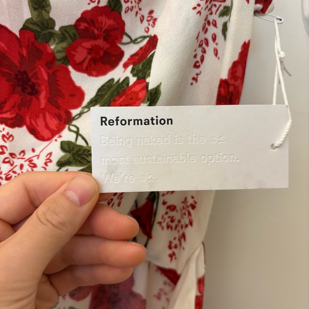 Reformation NWT Georgette Dress